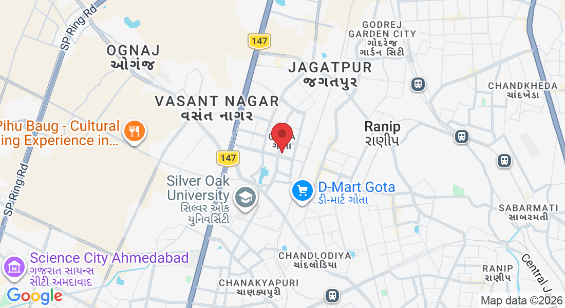 Vishwas City 5, Gota, Ahmedabad, Gujarat 382481, India
