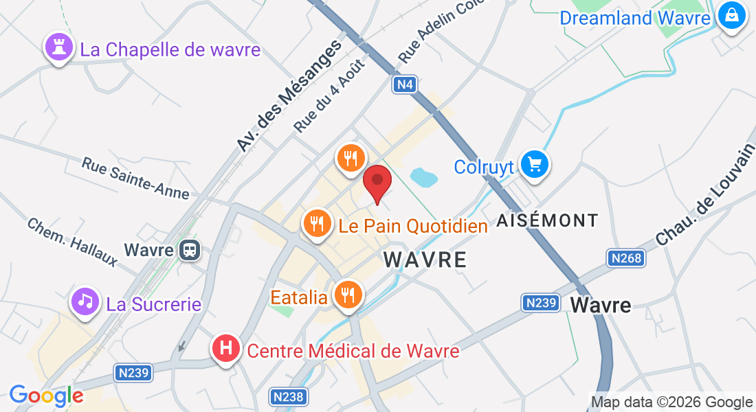 Pl. de la Cure 7, 1300 Wavre, Belgique