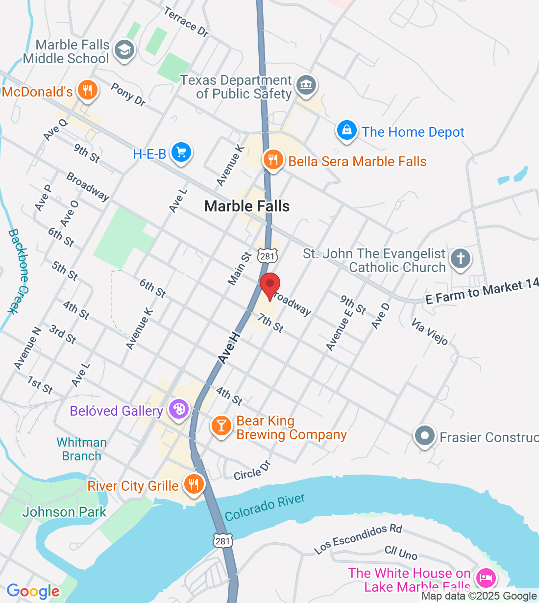 703 N U.S. Hwy 281 #201, Marble Falls, TX 78654, USA