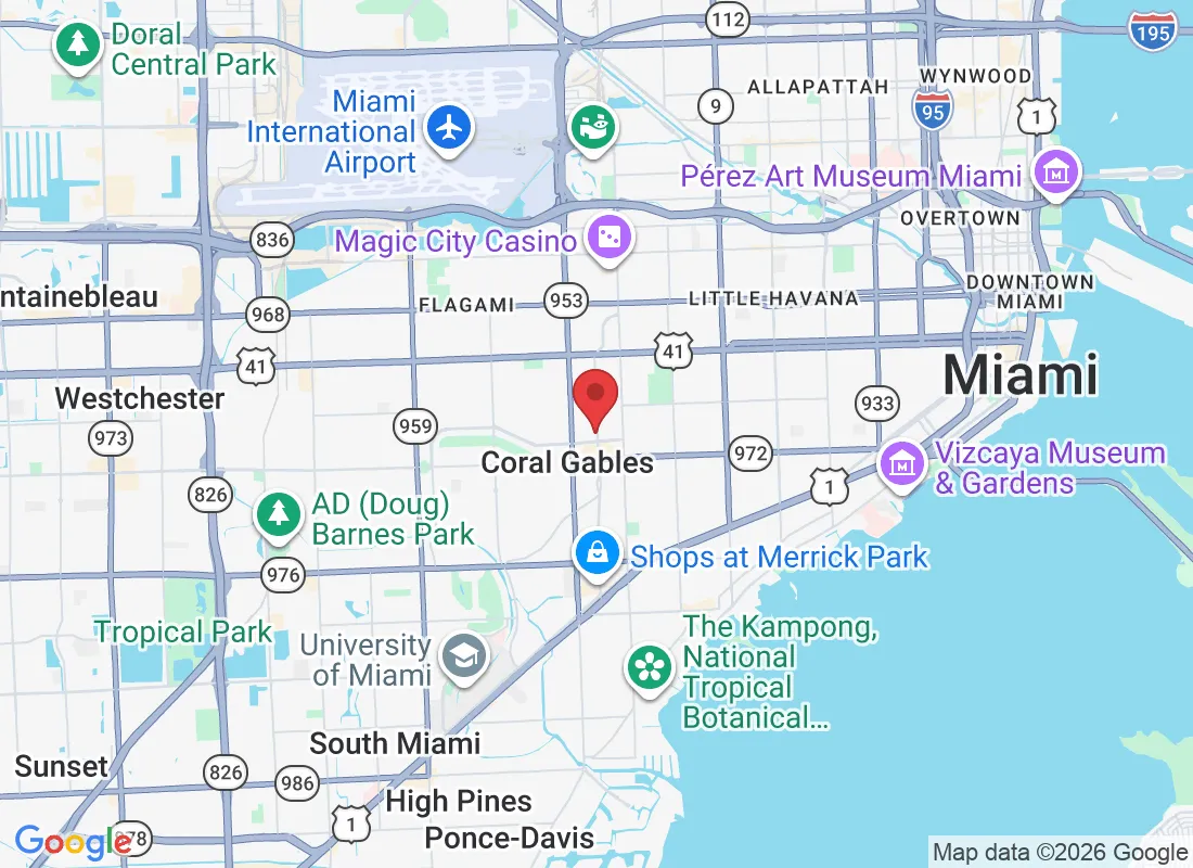 2100 Ponce de Leon STE 1170, Coral Gables, FL 33134, USA