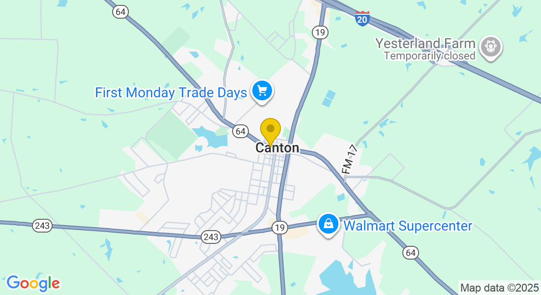 201 W Dallas St, Canton, TX 75103, USA