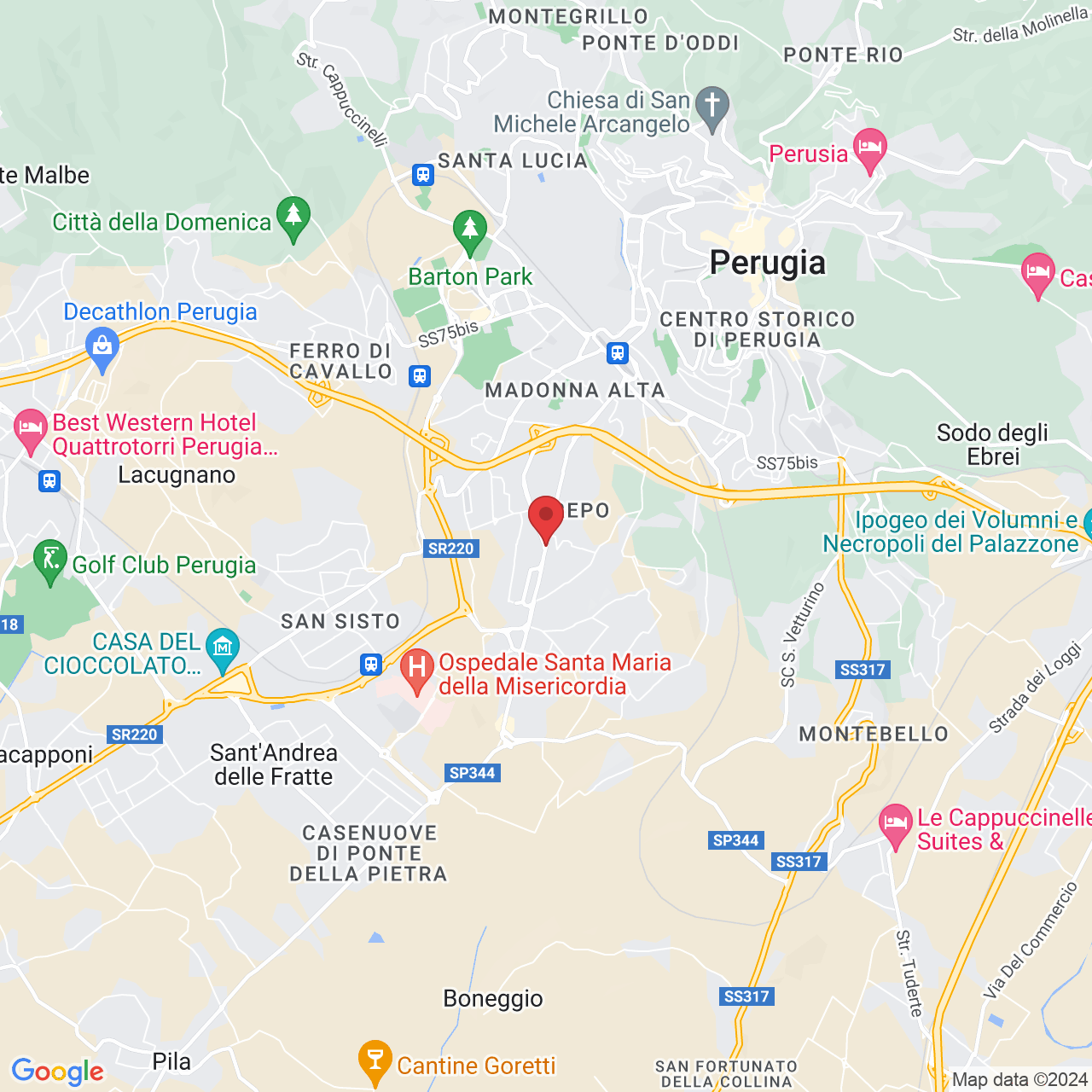 Via Settevalli, Perugia PG, Italia