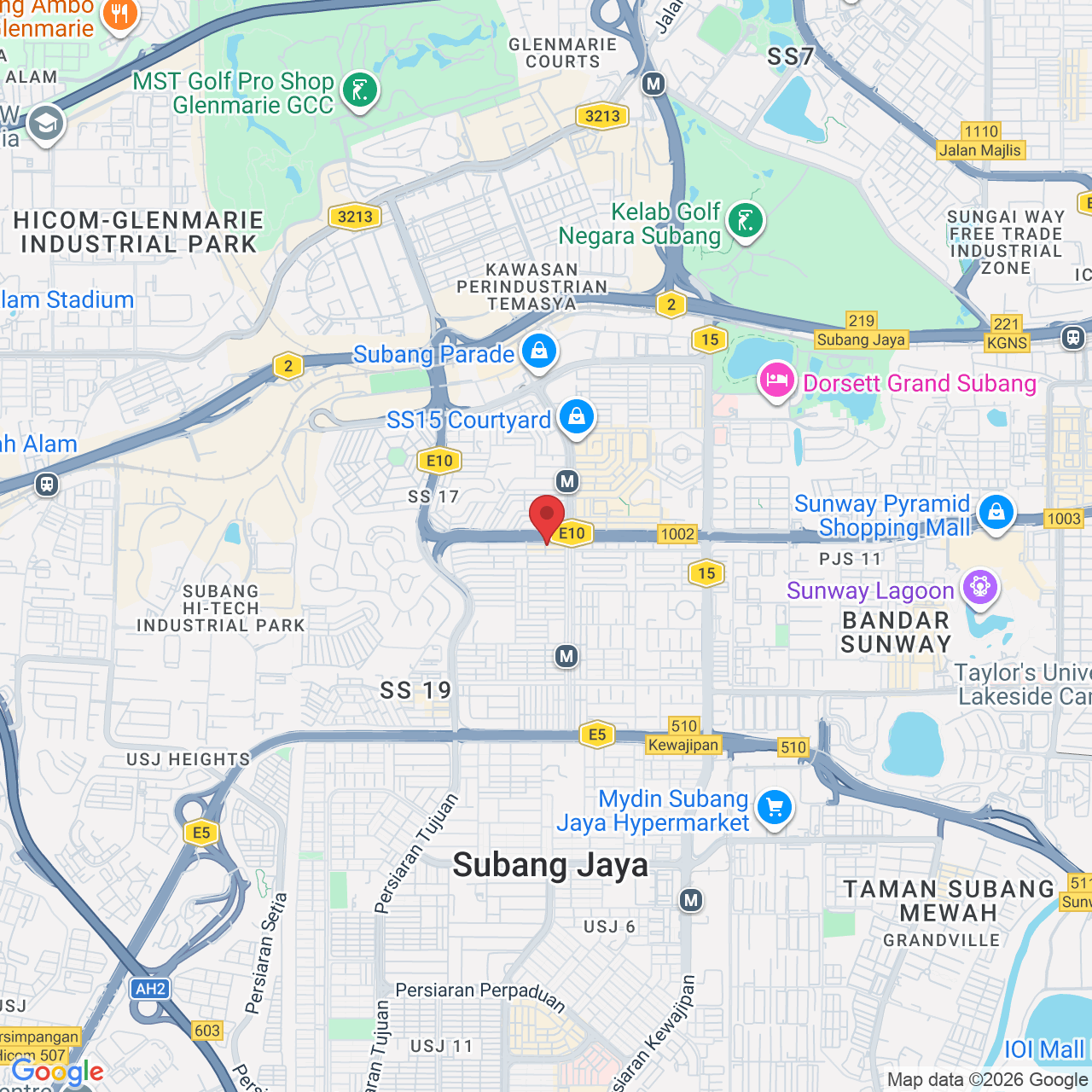 25, Jalan SS 18/1b, Ss18, 47500 Subang Jaya, Selangor, Malaysia