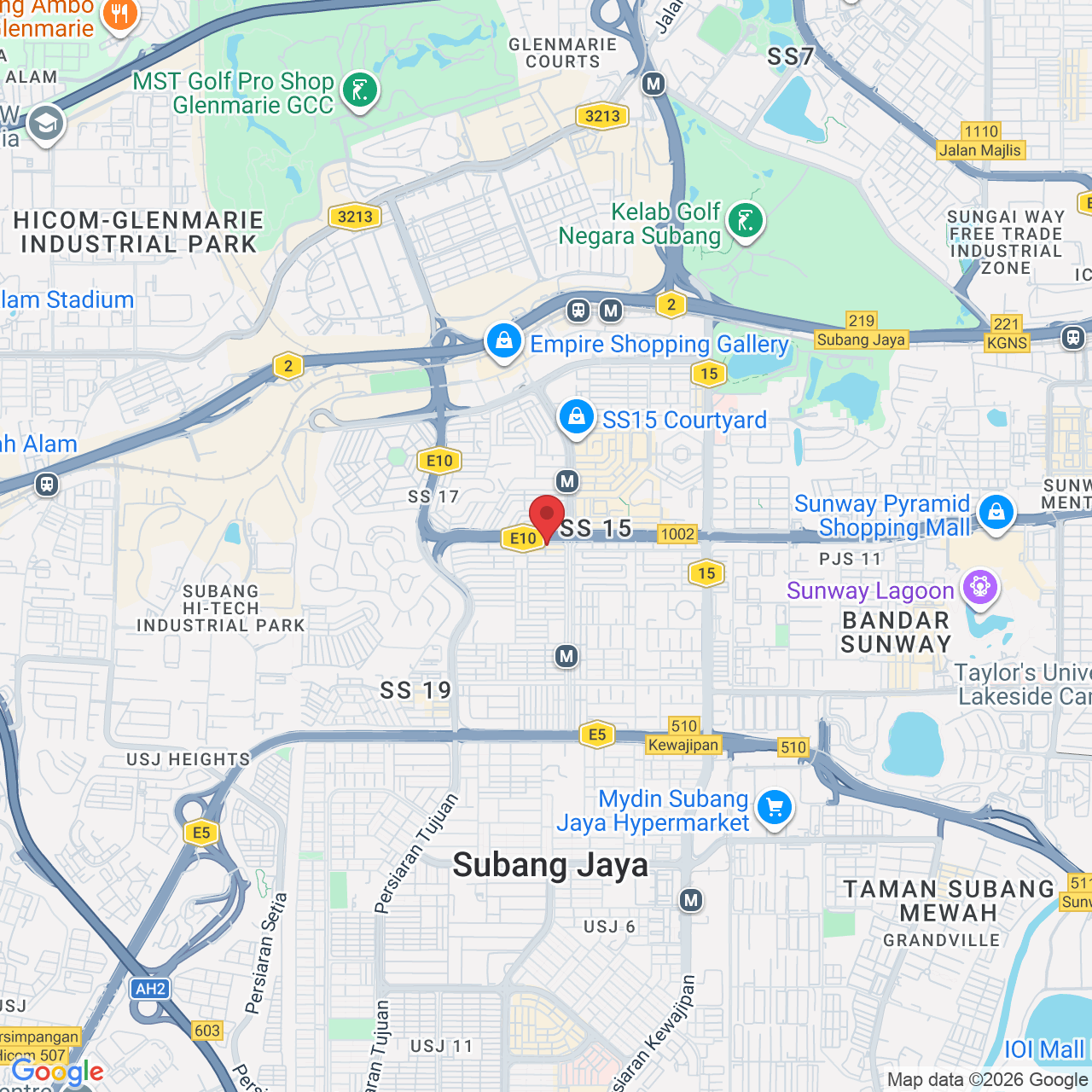 25, Jalan SS 18/1b, Ss18, 47500 Subang Jaya, Selangor, Malaysia