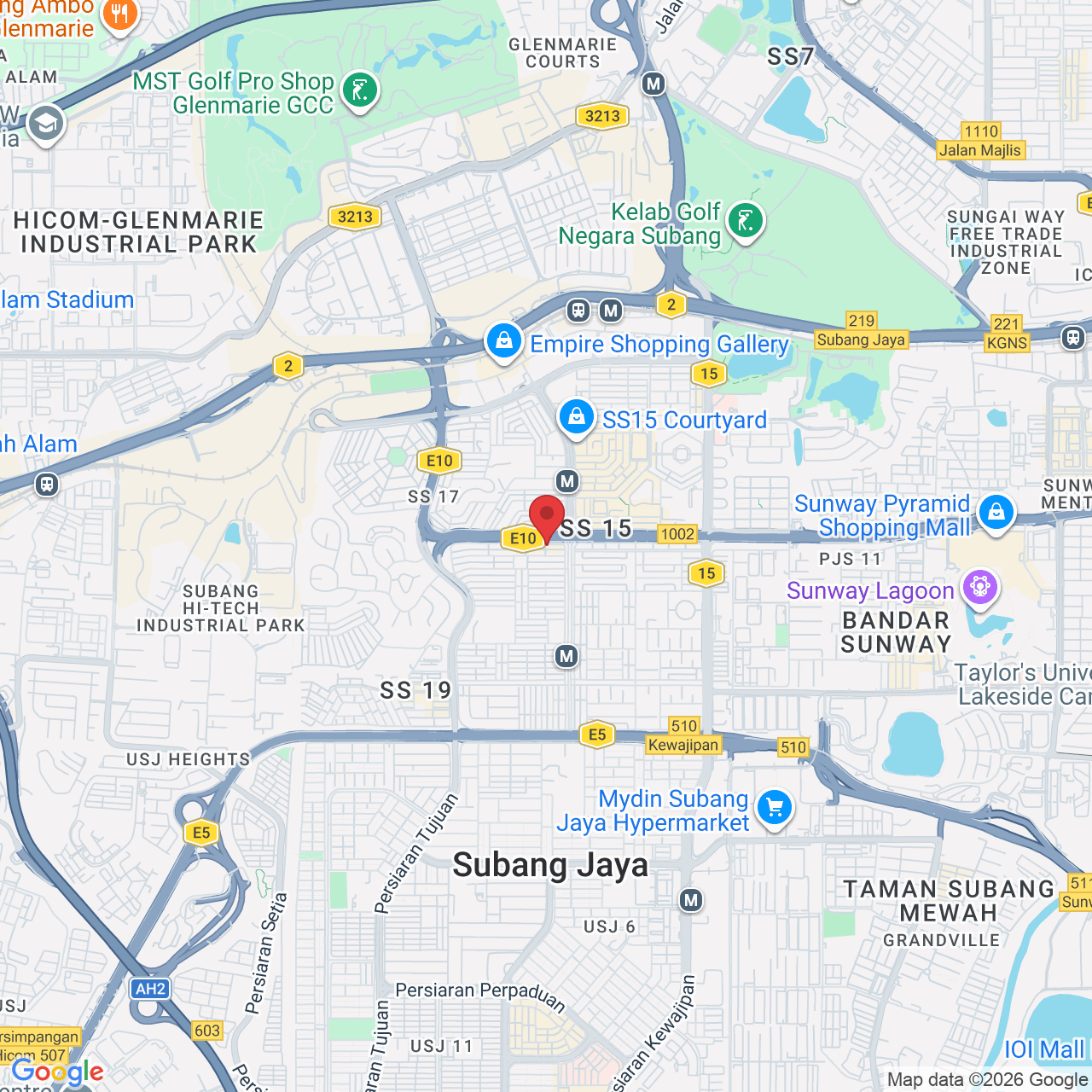 25, Jalan SS 18/1b, Ss18, 47500 Subang Jaya, Selangor, Malaysia