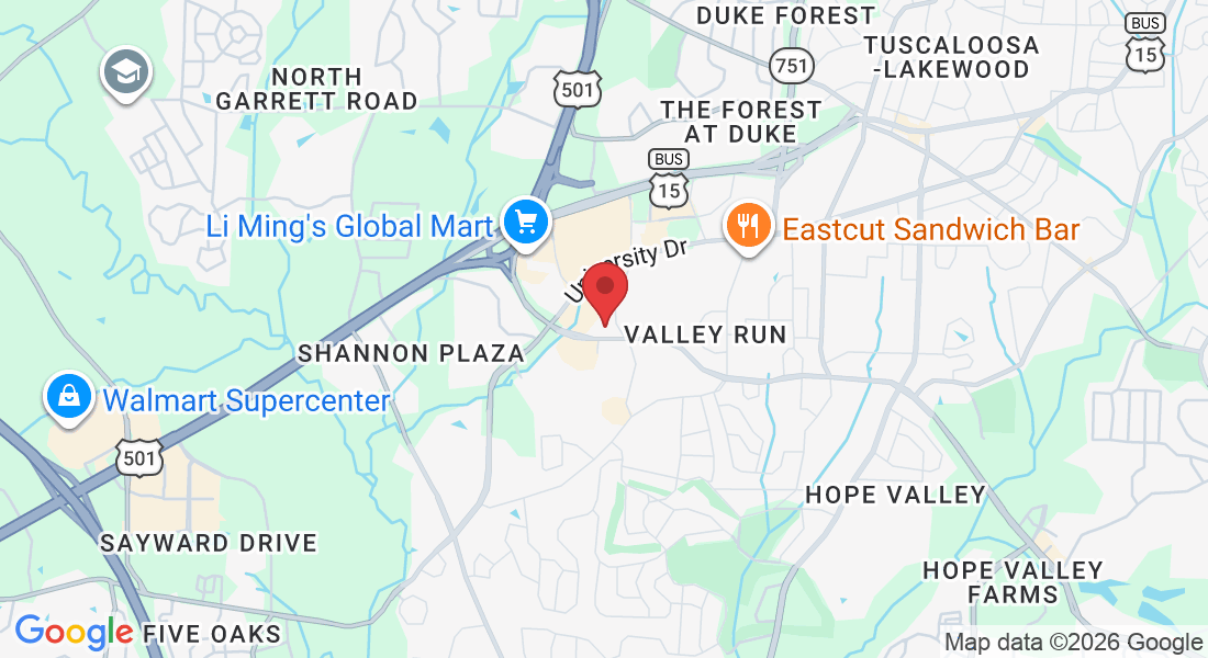 1802 Martin Luther King Jr Pkwy suite 206, Durham, NC 27707, USA