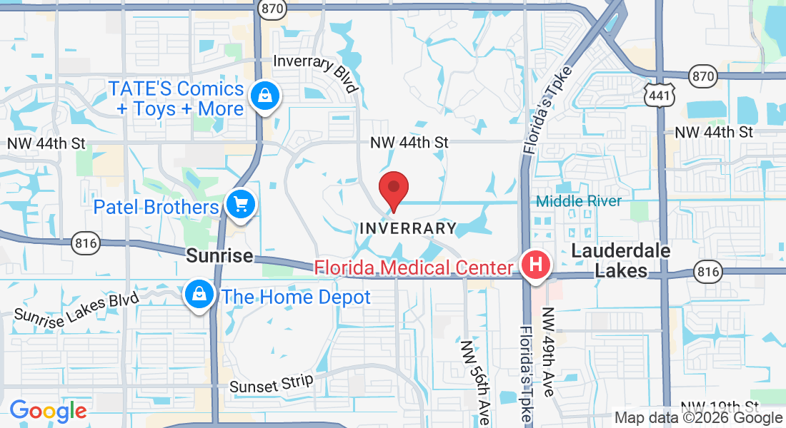 3800 Inverrary Blvd suite 400r, Lauderhill, FL 33319, USA