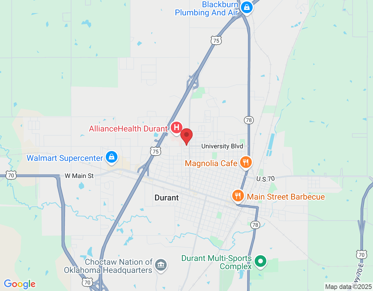 1201 N Washington Ave, Durant, OK 74701, USA