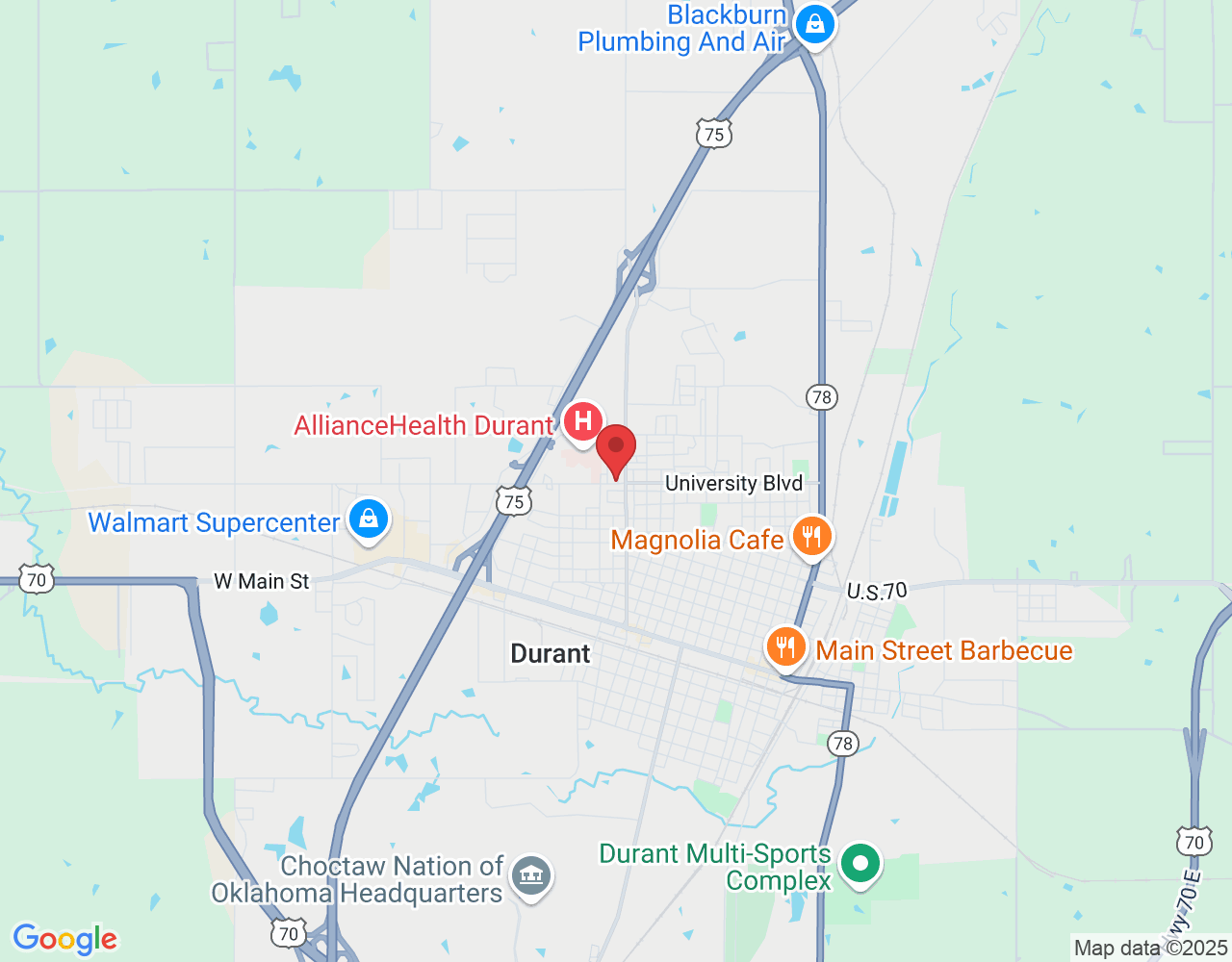 1201 N Washington Ave, Durant, OK 74701, USA