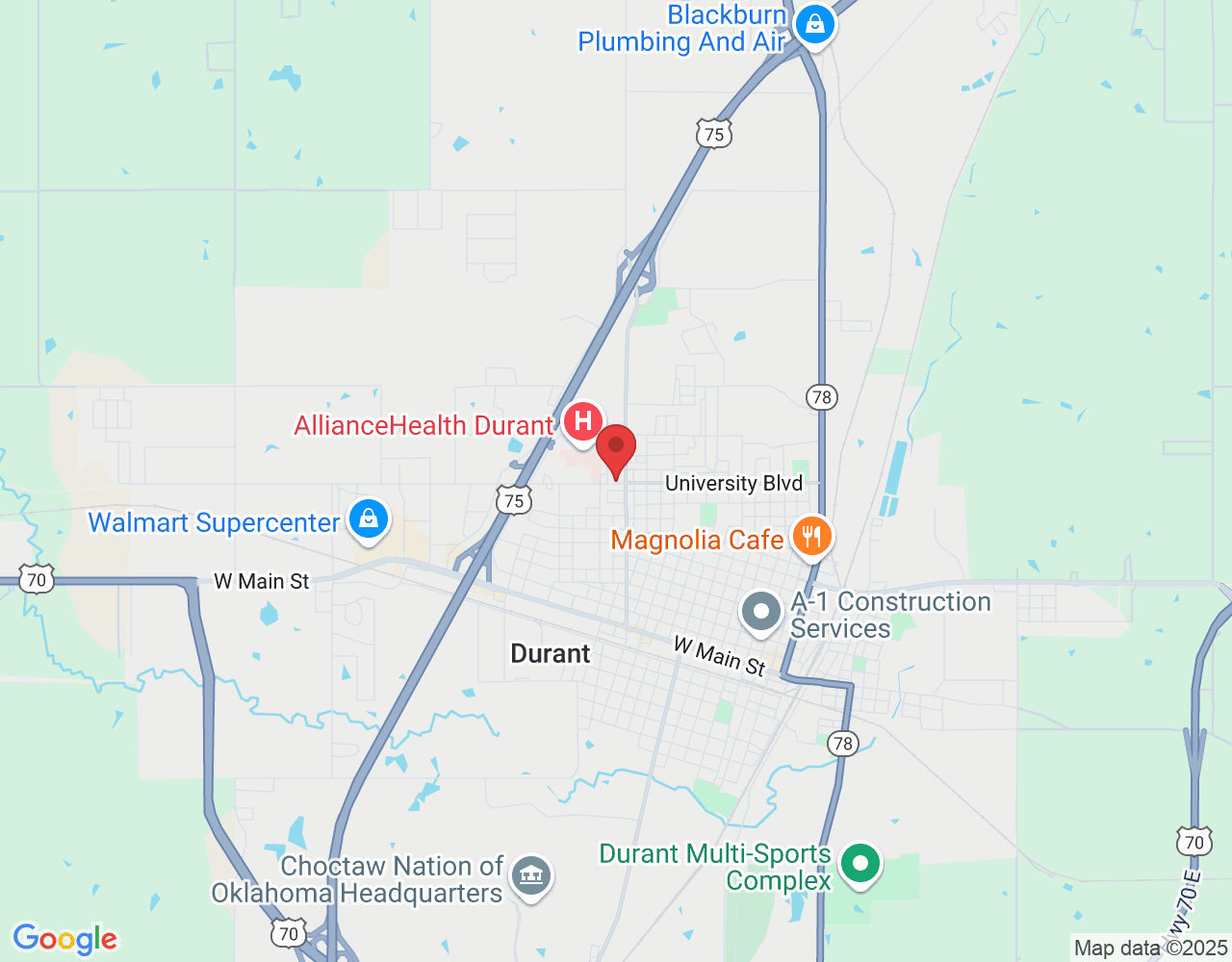 1201 N Washington Ave, Durant, OK 74701, USA