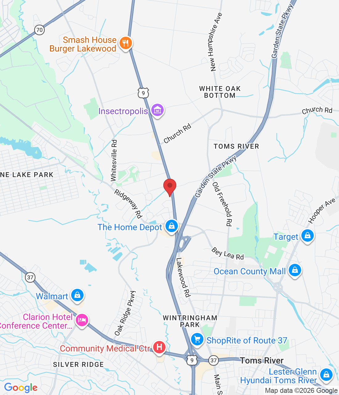 1436 US-9, Toms River, NJ 08755, USA