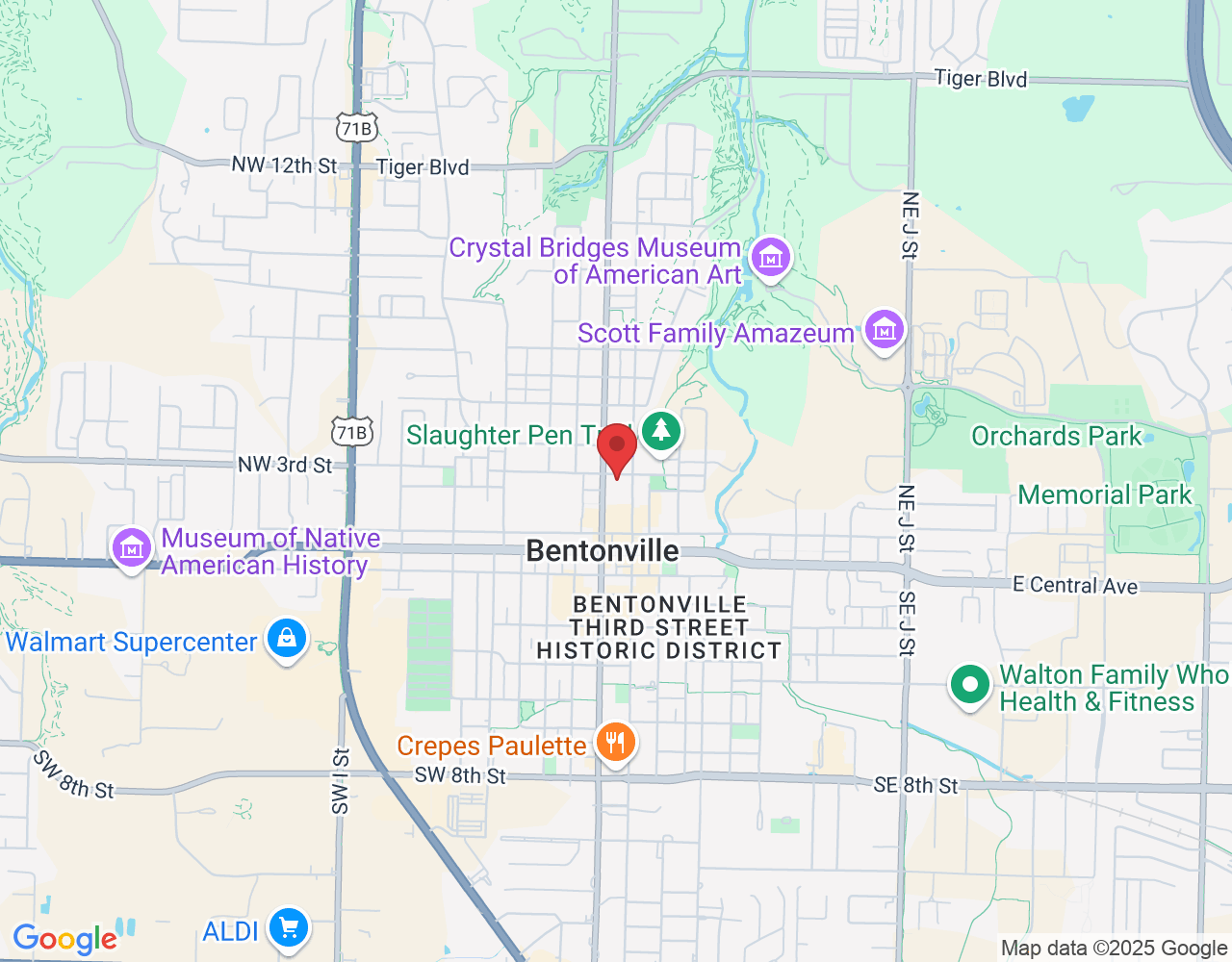 220 NW A St, Bentonville, AR 72712, USA