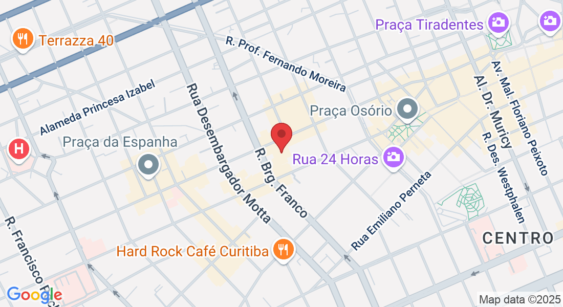 Alameda Dr. Carlos de Carvalho, 655 - Centro, Curitiba - PR, 80430-180, Brazil