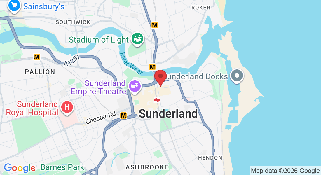 High St W, Sunderland SR1 1TX, UK