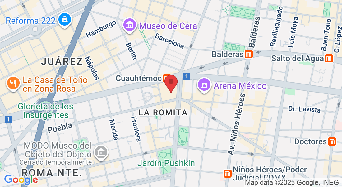 Av. Cuauhtémoc 19, Roma Nte., Cuauhtémoc, 06700 Ciudad de México, CDMX, México