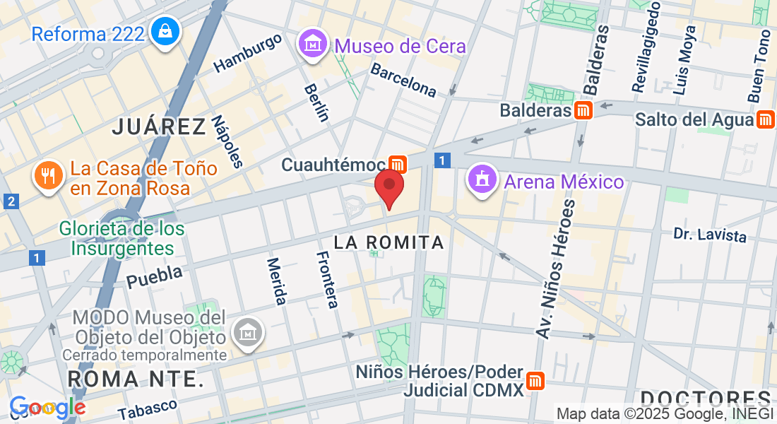 C. Guaymas Local 61, Roma Nte., Cuauhtémoc, 06700 Cuauhtémoc, CDMX, México