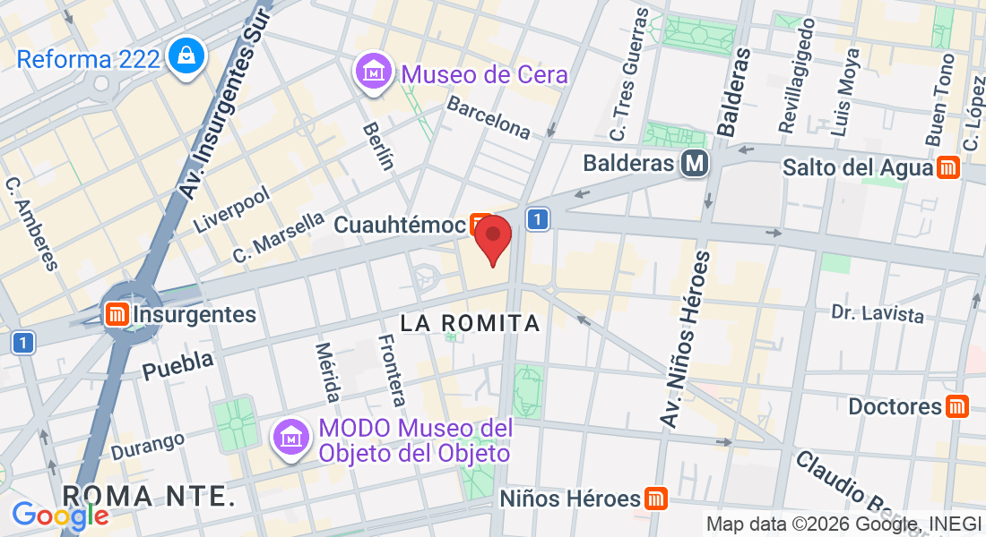 Av. Cuauhtémoc 19, Roma Nte., Cuauhtémoc, 06700 Ciudad de México, CDMX, México