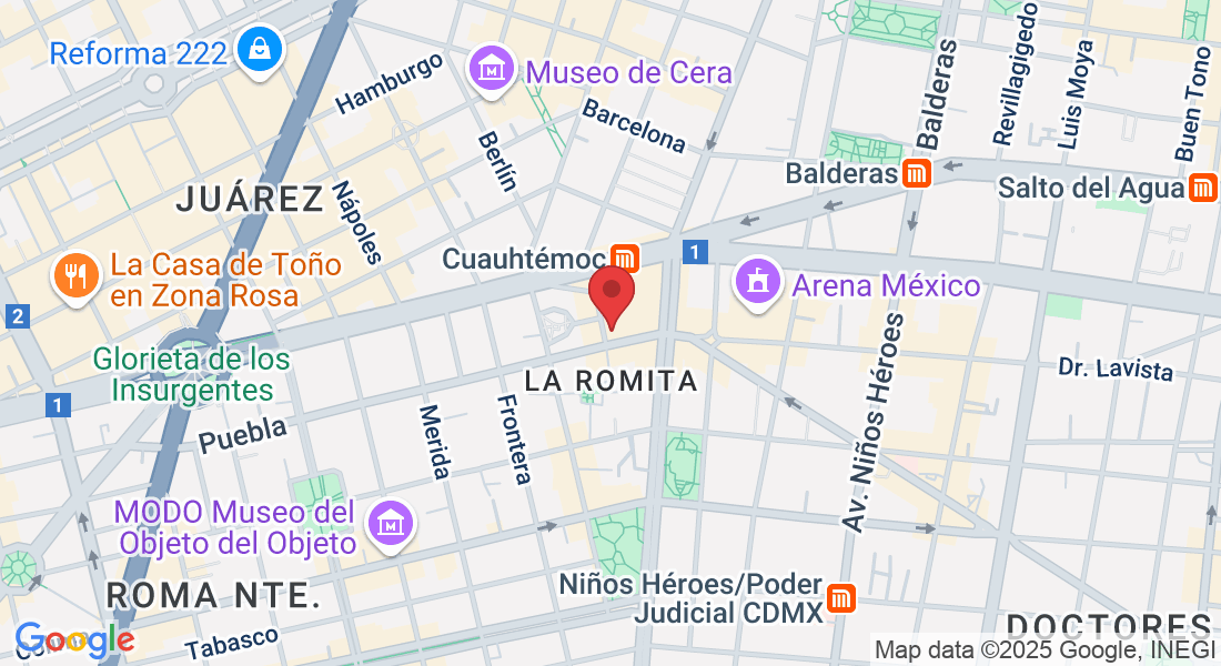 C. Guaymas Local 61, Roma Nte., Cuauhtémoc, 06700 Cuauhtémoc, CDMX, México