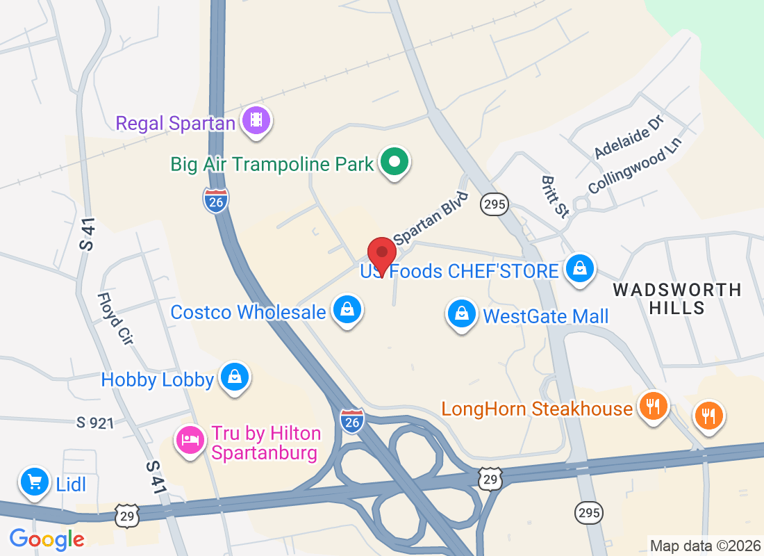 775 Spartan Blvd Suite 100, Spartanburg, SC 29301, USA