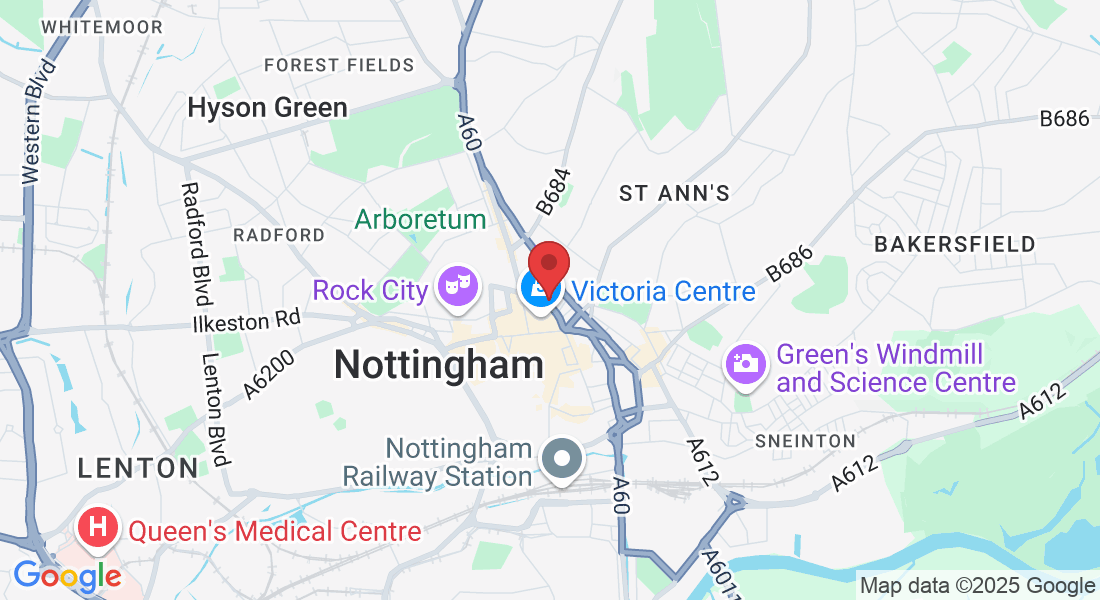 42-44 Glasshouse St, Nottingham NG1 3LW, UK