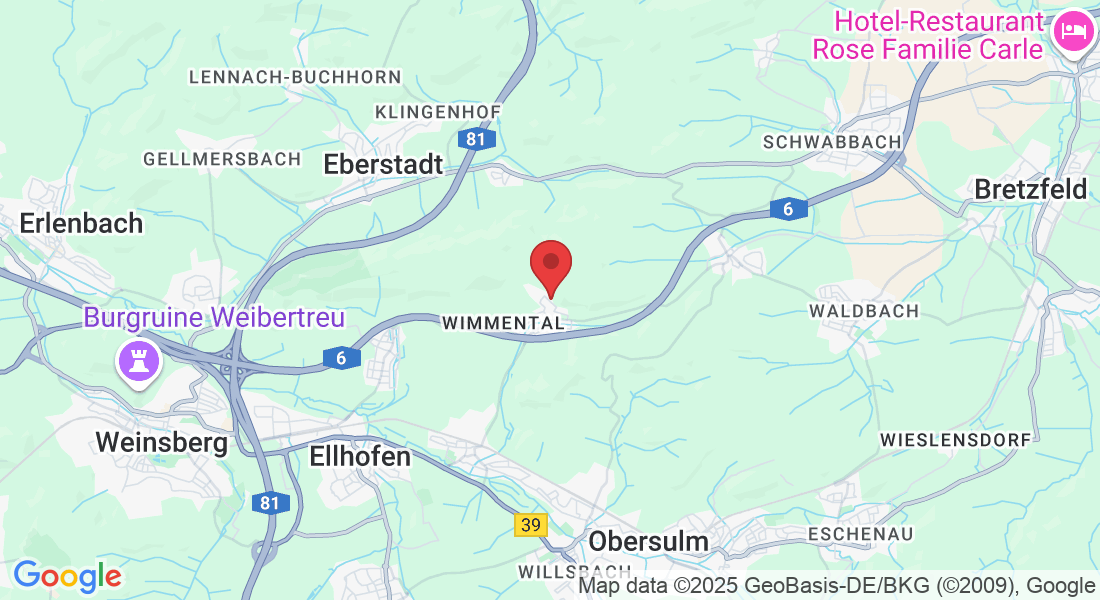 Am Freudenberg 6, 74189 Weinsberg, Deutschland