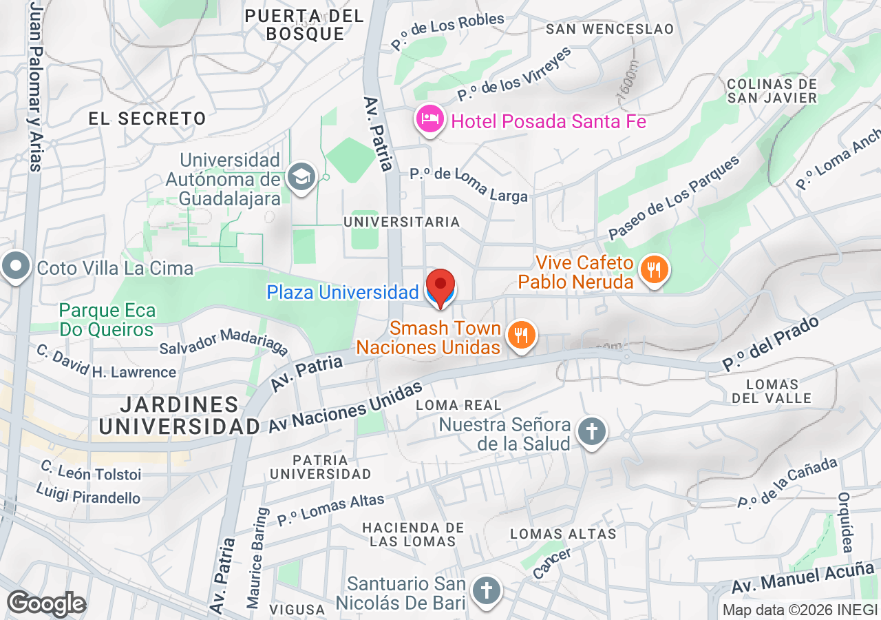 Av Pablo Neruda 4341, Universitaria, 45110 Zapopan, Jal., México