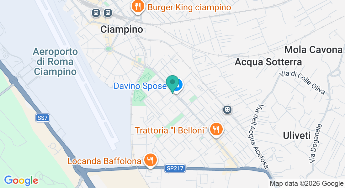 Via Mura dei Francesi, 179/B, 00043 Ciampino RM, Italia