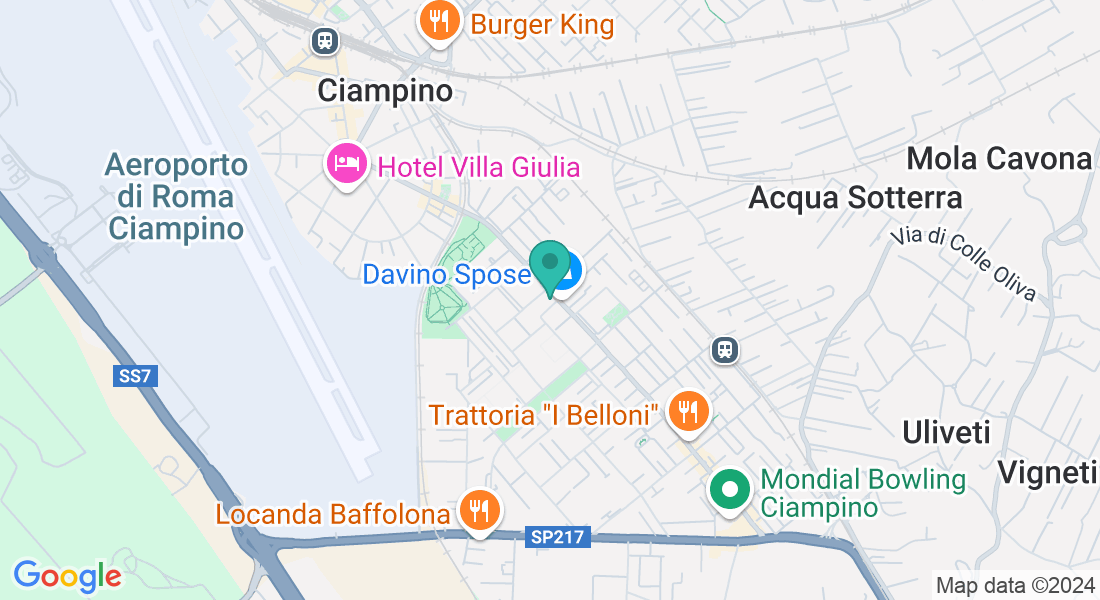 Via Mura dei Francesi, 179/B, 00043 Ciampino RM, Italia