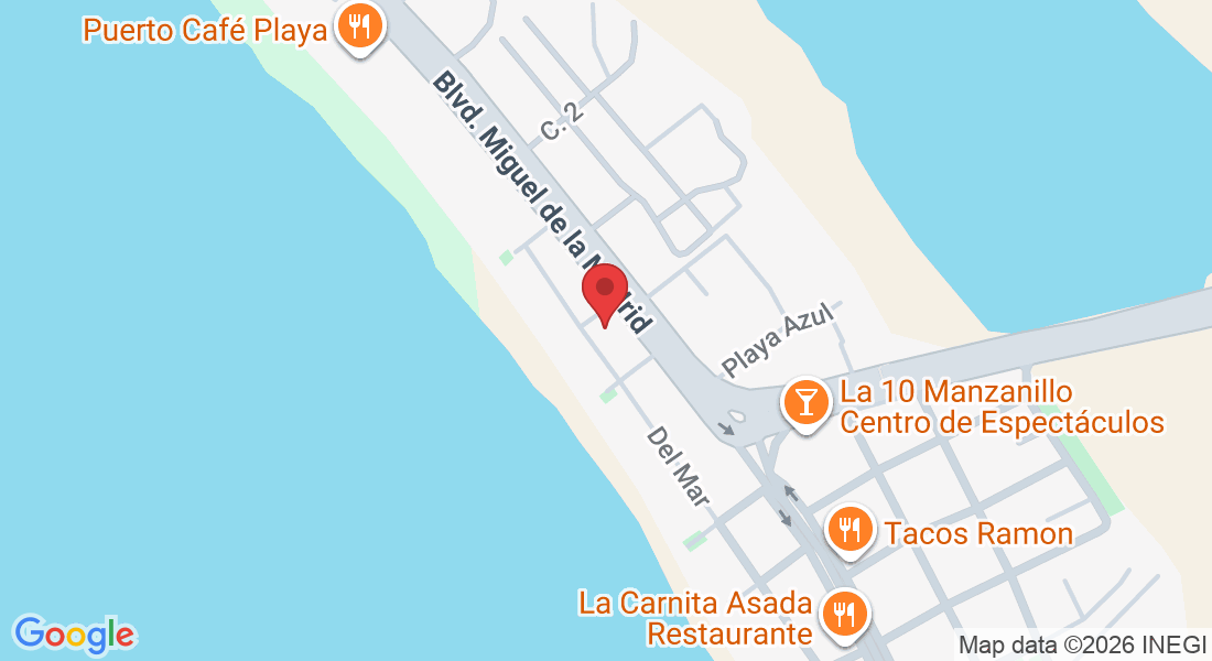 Blvr. Miguel de la Madrid Hurtado 815, Playa Azul Salagua, 28218 Manzanillo, Col., México