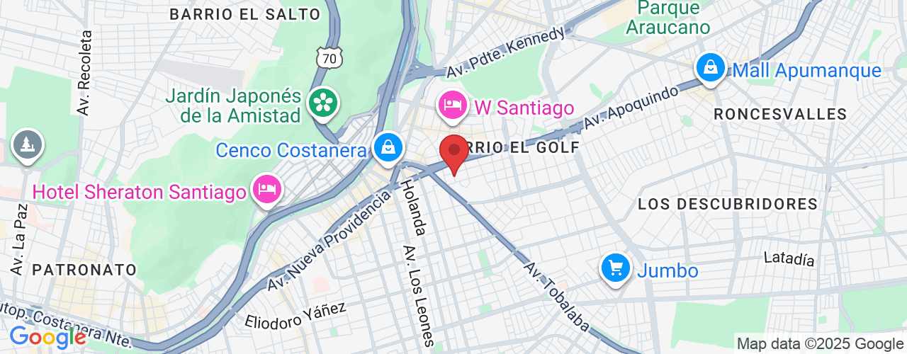 Vecinal 140, 7550276 Las Condes, Región Metropolitana, Chile