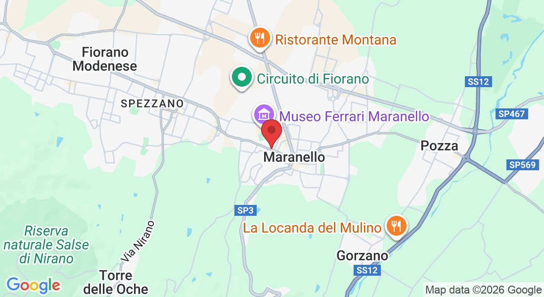 Via Claudia, 216, 41053 Maranello MO, Italia