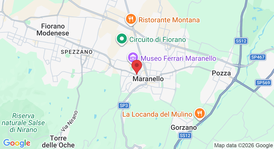 Via Claudia, 216, 41053 Maranello MO, Italia