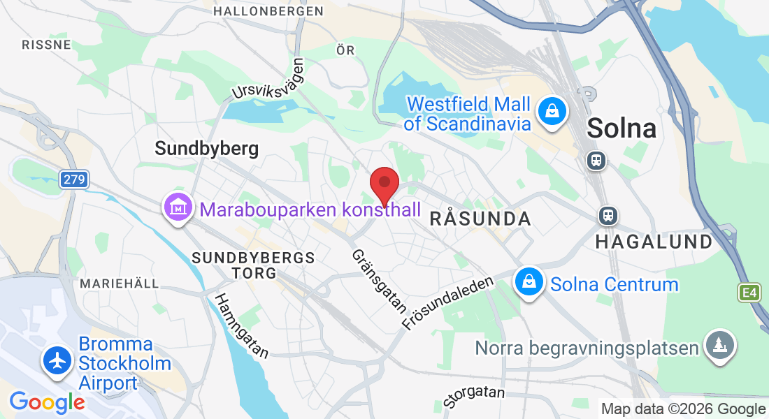 Råsundavägen 155, 169 36 Solna, Sverige