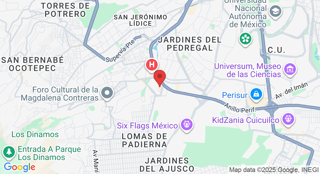 Periferico Sur 4091, Fuentes del Pedregal, Tlalpan, 14130 Ciudad de México, CDMX, México