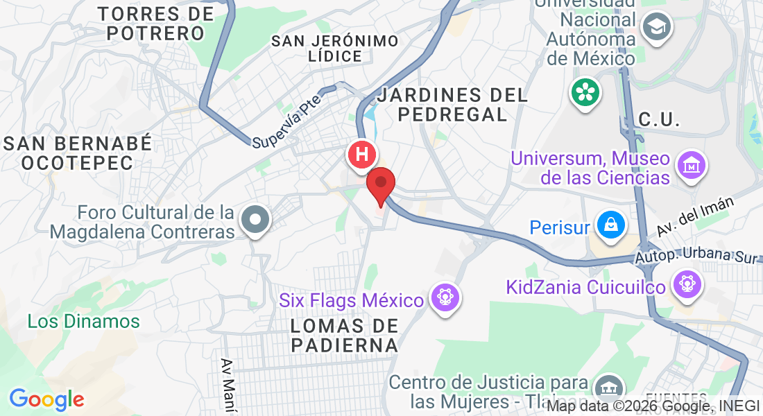 Periferico Sur 4091, Fuentes del Pedregal, Tlalpan, 14130 Ciudad de México, CDMX, México