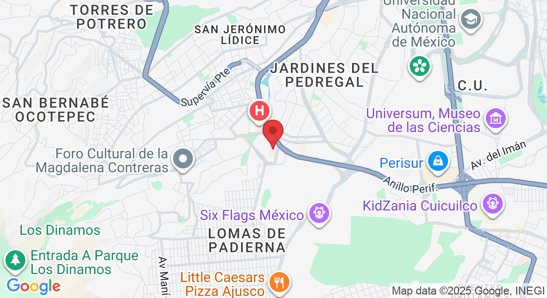 Periferico Sur 4091, Fuentes del Pedregal, Tlalpan, 14130 Ciudad de México, CDMX, México