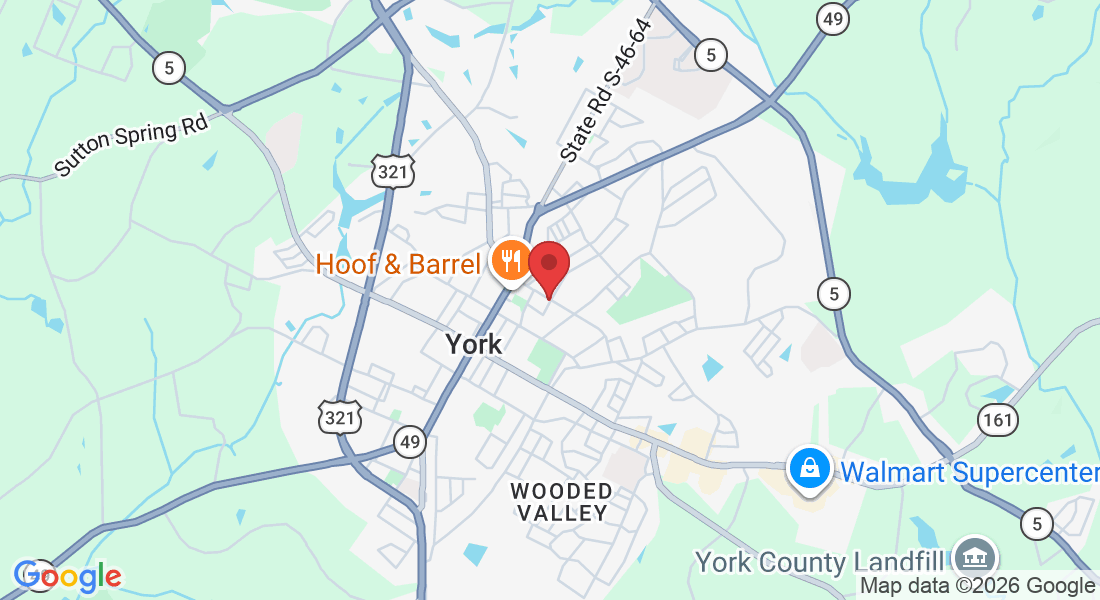 186 Blackburn St, York, SC 29745, USA