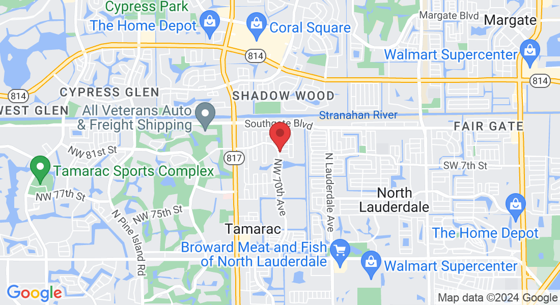 6931 NW 81st Ct, Tamarac, FL 33321, USA