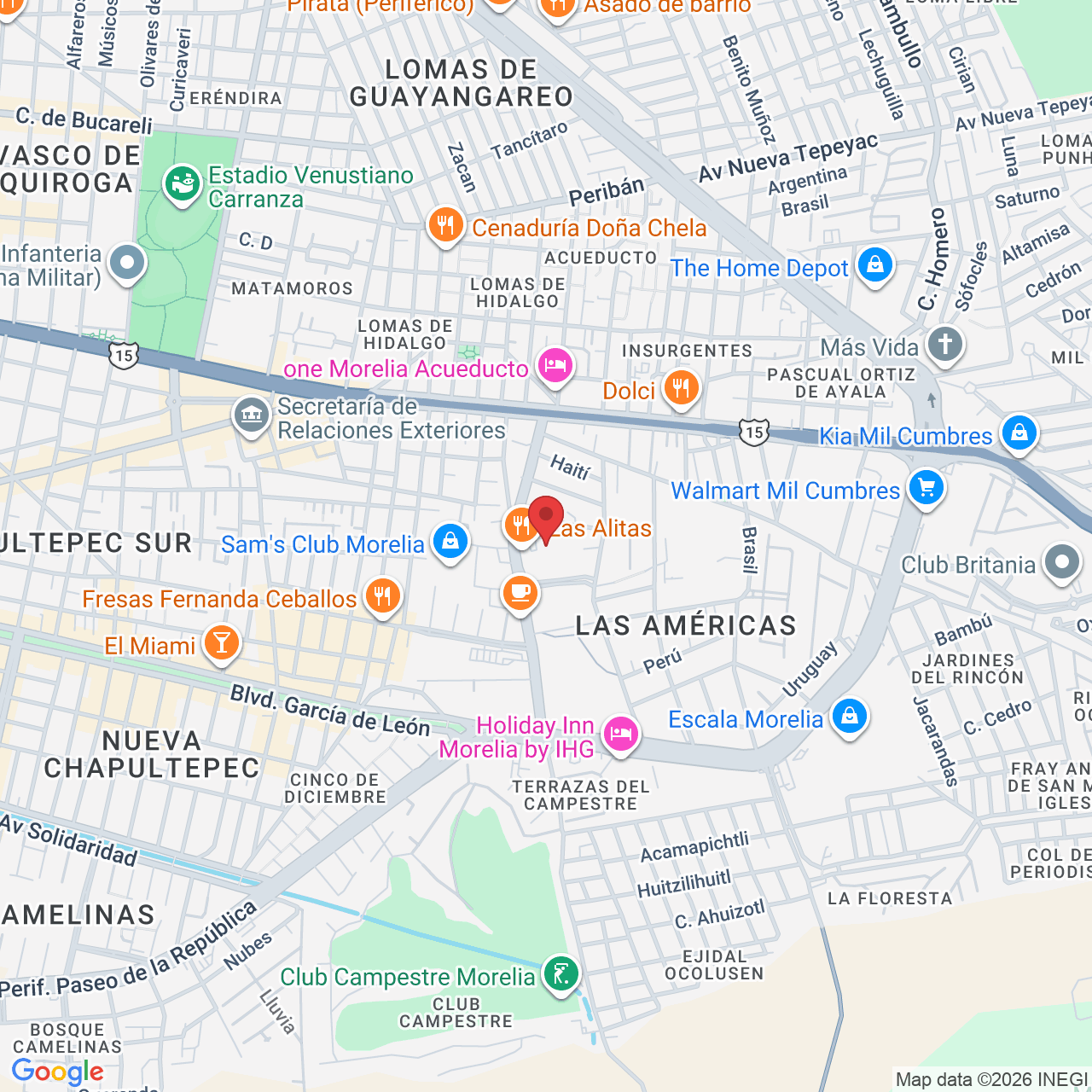Juan de Medina Rincón 94, La Rinconada, 58270 Morelia, Mich., México