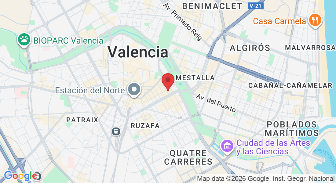 Carrer del Comte de Salvatierra, 35, L'Eixample, 46004 València, Valencia, España