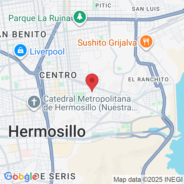 Morelia, C. Carbó 169 Esq, Centro, 83000 Hermosillo, Son., México