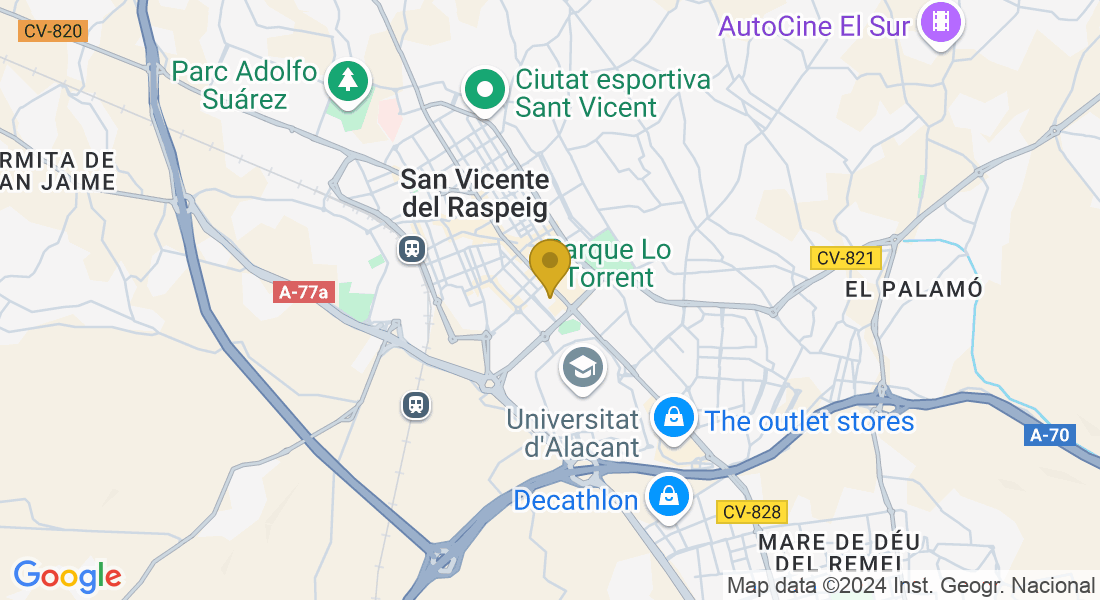 C. Francia, 1, 03690 San Vicente del Raspeig, Alicante, Spain