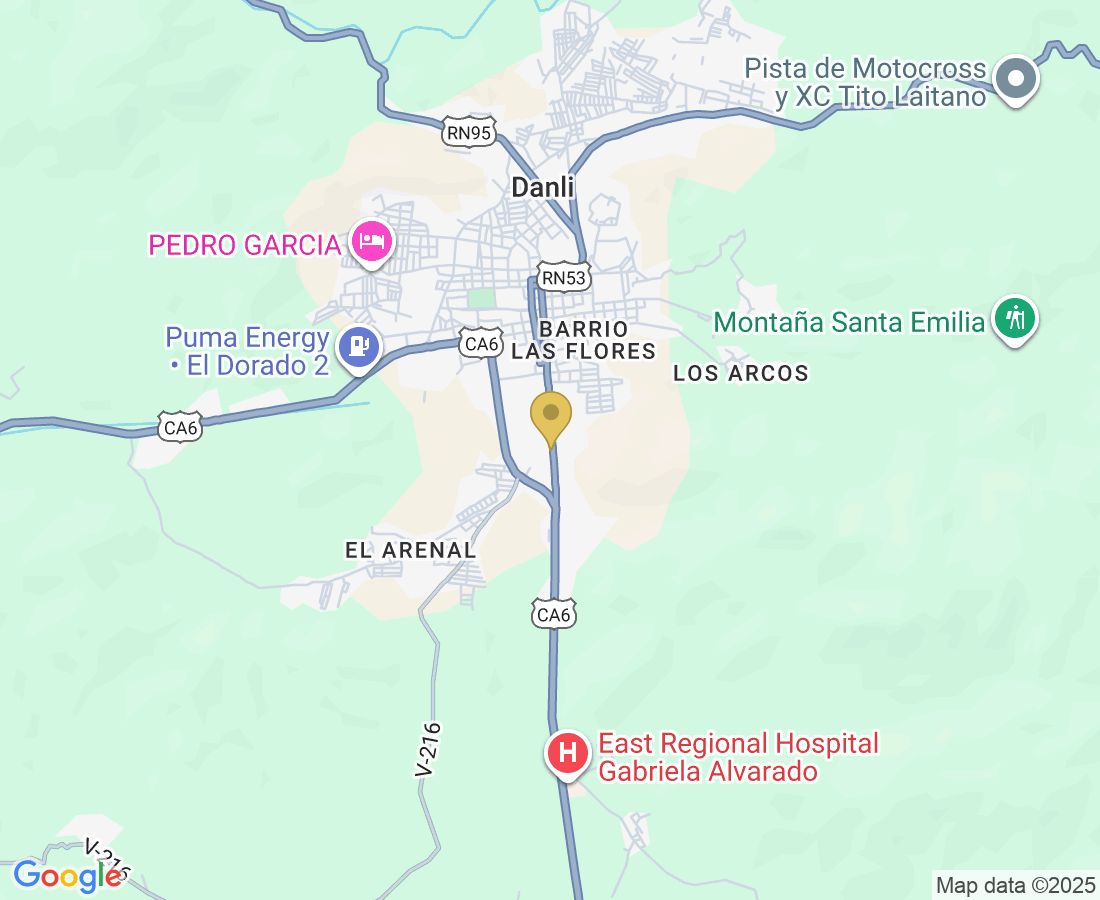 2C9J+J5R, Danli, El Paraíso, Honduras