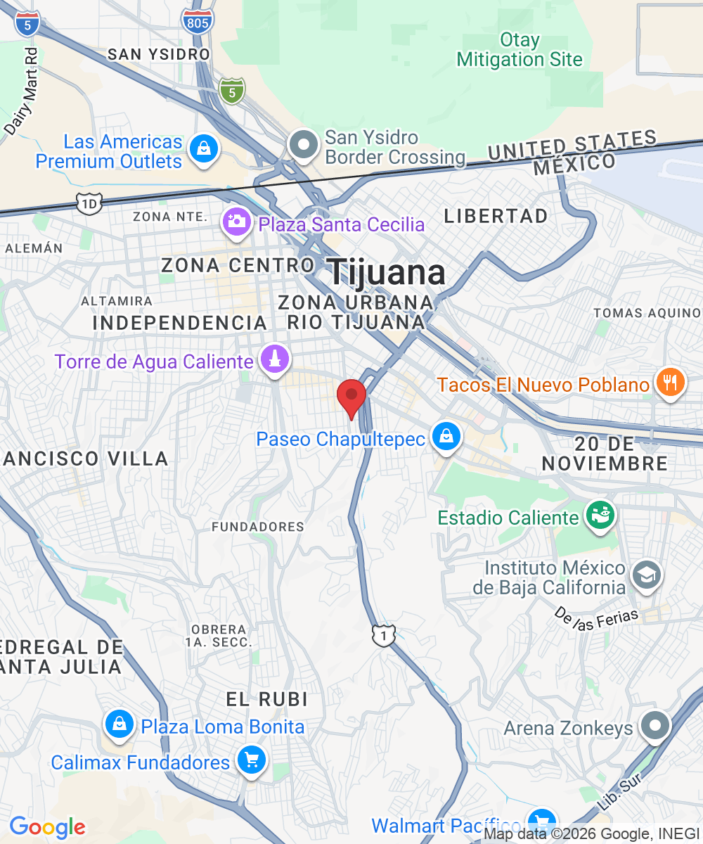Gobernador Ibarra 2365, Davila, 22040 Tijuana, B.C., México