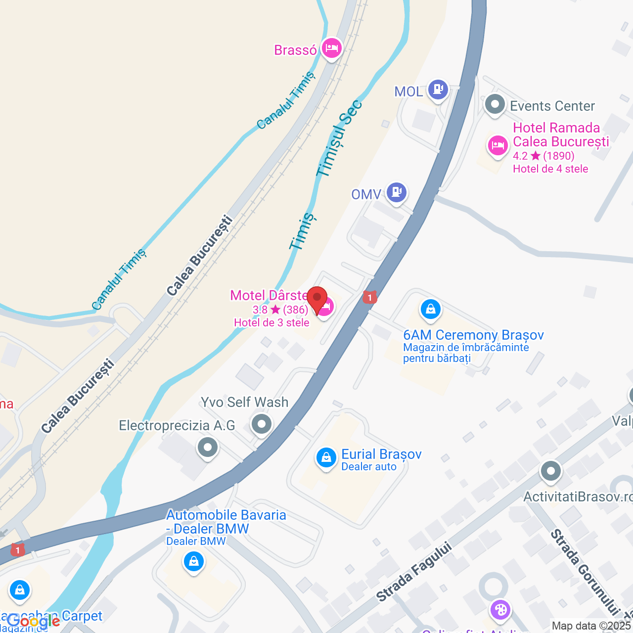 DN1 km 165, Calea București 2A, Săcele 505600, România