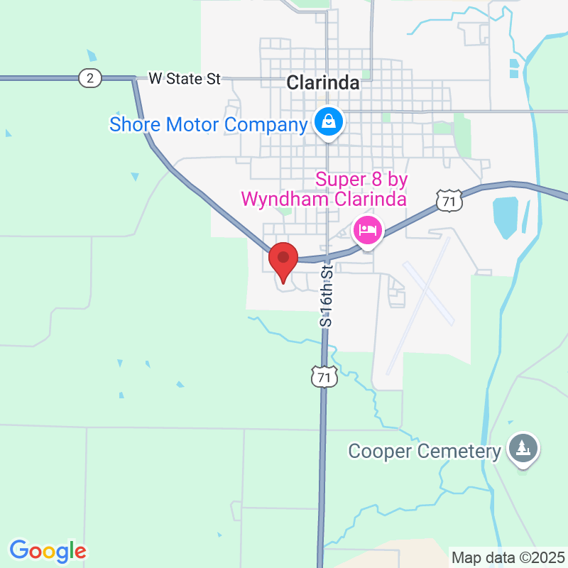 220 Essie Davison Dr, Clarinda, IA 51632, USA