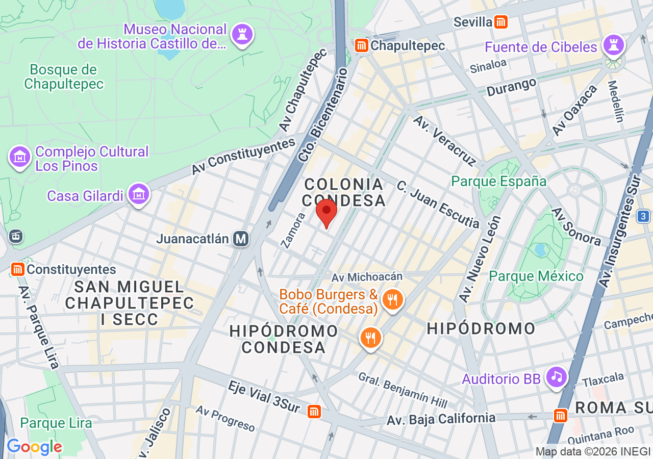 Fernando Montes de Oca 89, Colonia Condesa, Cuauhtémoc, 06140 Ciudad de México, CDMX, Mexico