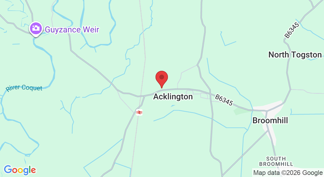 90 B6345, Acklington, Morpeth NE65 9BW, UK