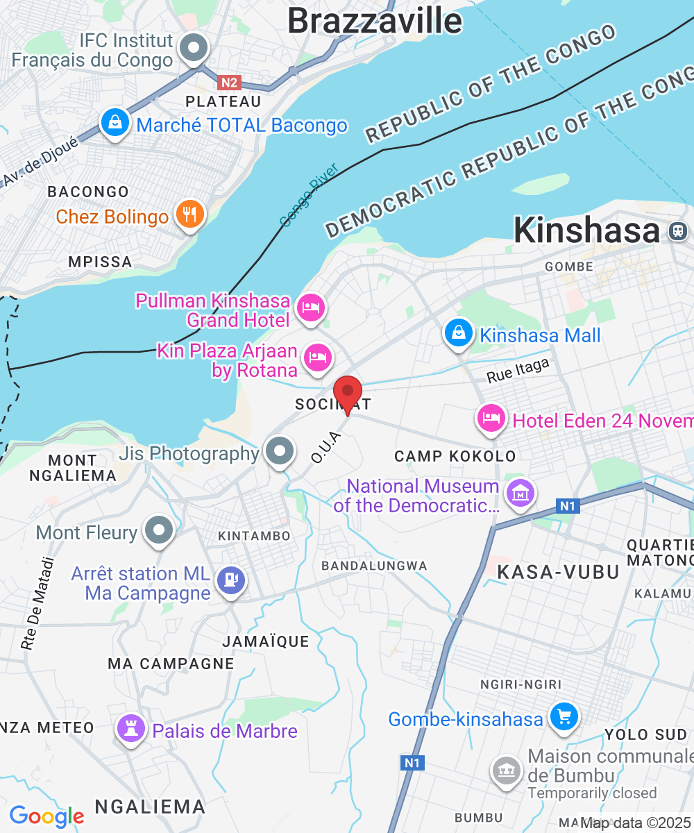 M7GH+J48, 25 O.U.A, Kinshasa, Democratic Republic of the Congo
