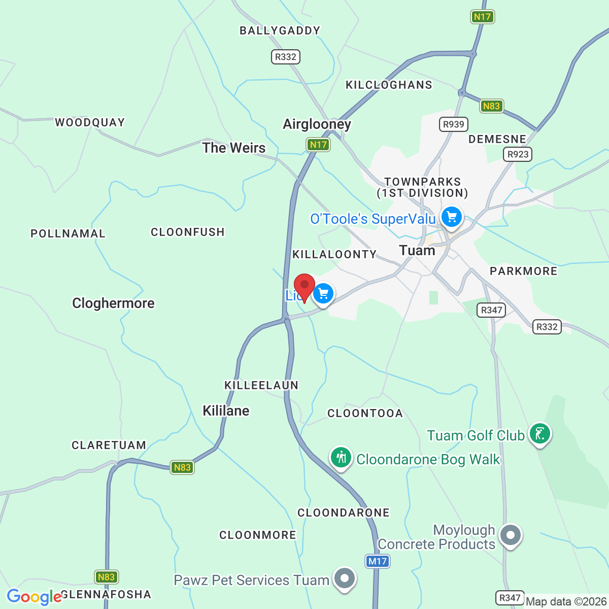 Mg Business Park, Galway Rd, Killaloonty, Tuam, Co. Galway, Ireland